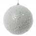 Χριστουγεννιάτικη Λευκή Μπάλα Οροφής με Χιόνι (15cm)